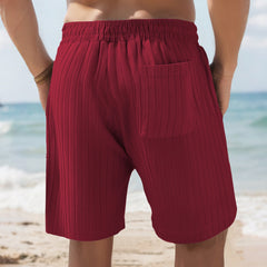 Sports Shorts Multi-bag Lace Men's Striped Beach Pants