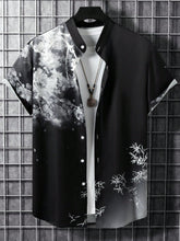 Men 1pc Plants Print Shirt