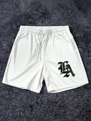 Men's Elastic Waist Drawstring Casual Summer Shorts