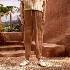 Men's Pants Summer Simple and Stylish Casual Cotton and Linen