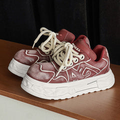 Men's Fashion Comfortable Retro Trend Leisure Washed-out Men's Sports Shoes