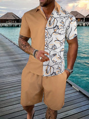 Summer Men Shirt Sets