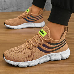 Men’s Breathable Platform Sneakers – Lightweight Running Shoes