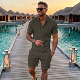 Summer Men's Two-Piece Casual Sportswear Set