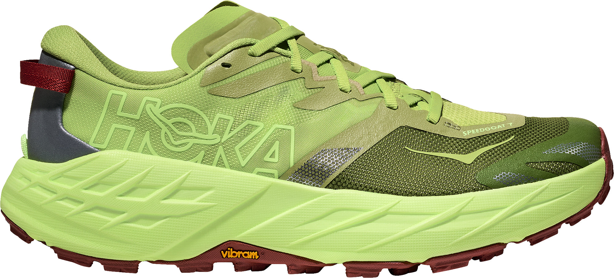 Hoka Speedgoat 7 Mens Trail Running Shoes - Green