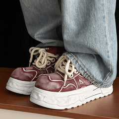 Men's Fashion Comfortable Retro Trend Leisure Washed-out Men's Sports Shoes