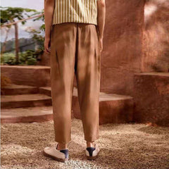 Men's Pants Summer Simple and Stylish Casual Cotton and Linen