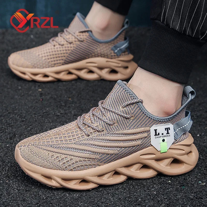 YRZL Running Sneakers – Breathable Shock‑Absorbing Sport Shoes
