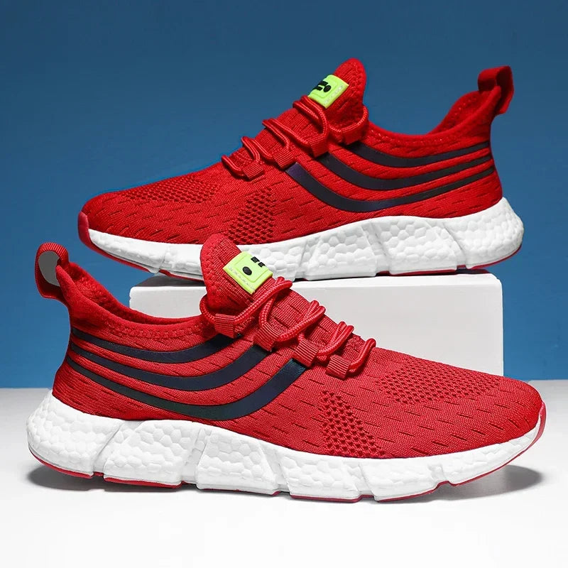 Men’s Breathable Platform Sneakers – Lightweight Running Shoes