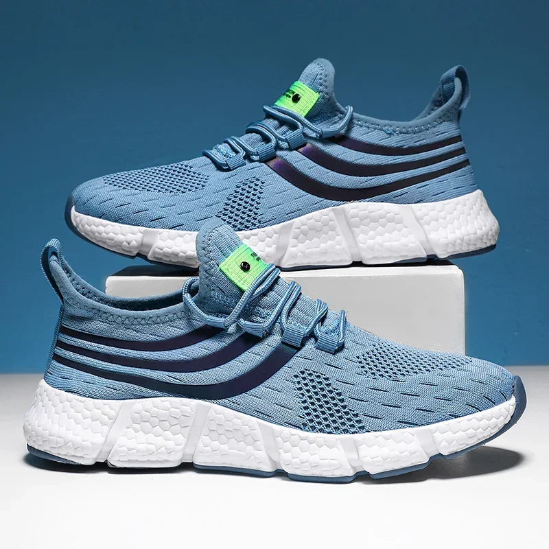 Men’s Breathable Platform Sneakers – Lightweight Running Shoes