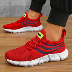 Men’s Breathable Platform Sneakers – Lightweight Running Shoes