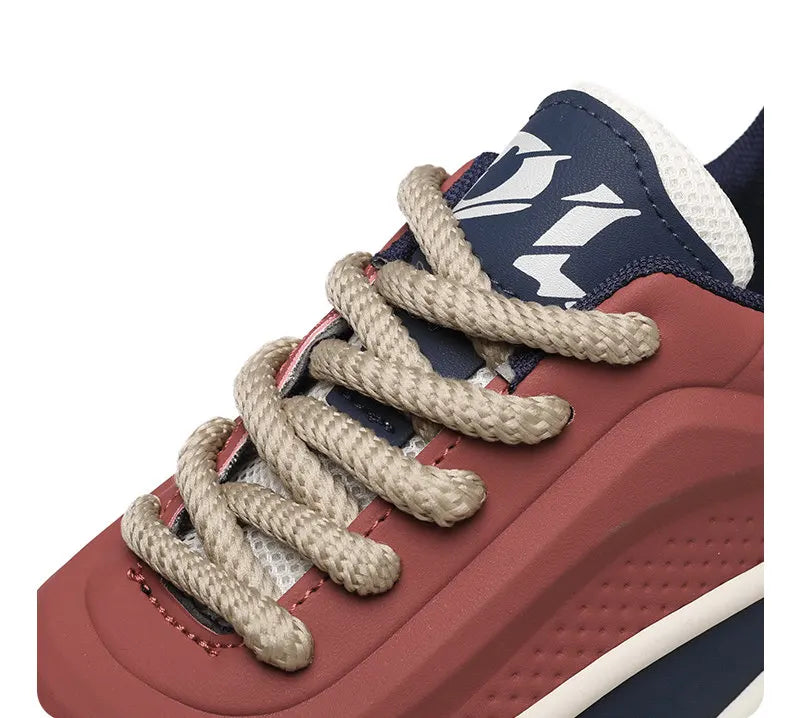 Men’s Thick Sole Casual Skate Sneakers – Trendy Fashion Sports Shoes for Outdoor & Everyday Wear