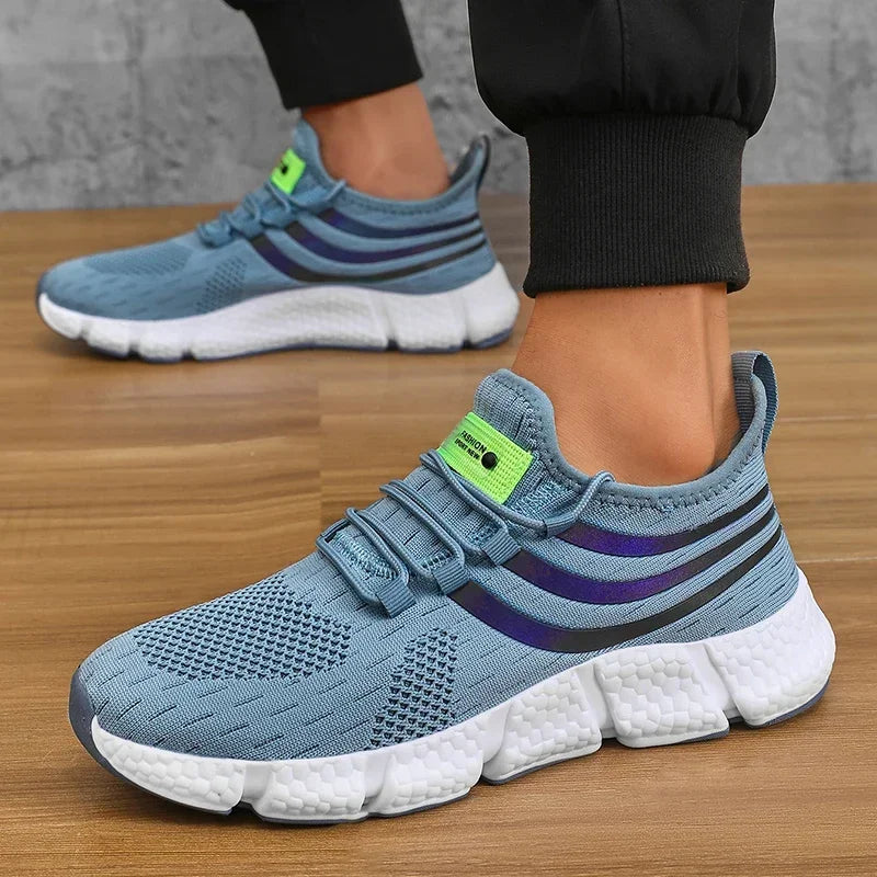 Men’s Breathable Platform Sneakers – Lightweight Running Shoes
