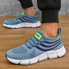 Men’s Breathable Platform Sneakers – Lightweight Running Shoes