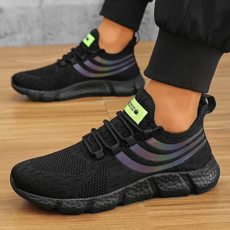 Men’s Breathable Platform Sneakers – Lightweight Running Shoes