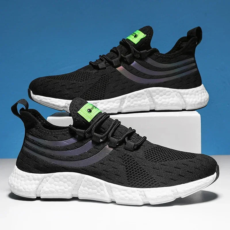 Men’s Breathable Platform Sneakers – Lightweight Running Shoes