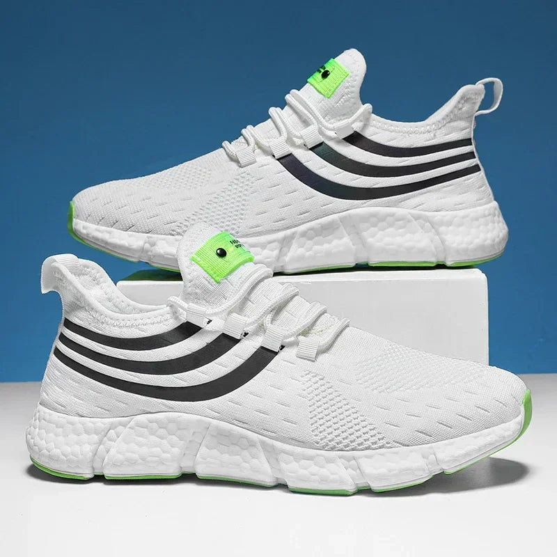 Men’s Breathable Platform Sneakers – Lightweight Running Shoes