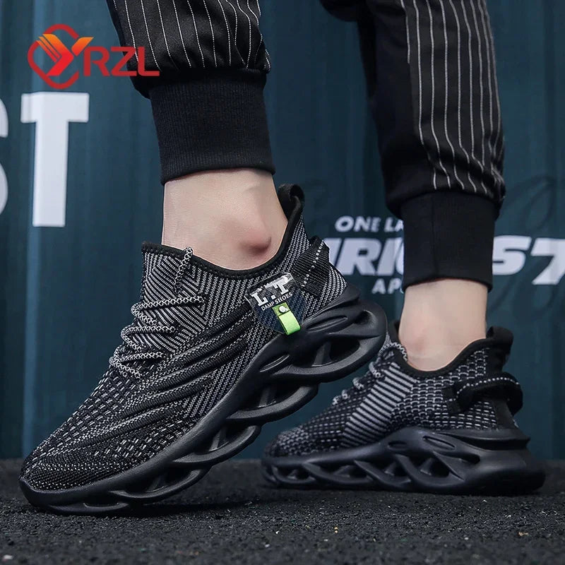 YRZL Running Sneakers – Breathable Shock‑Absorbing Sport Shoes