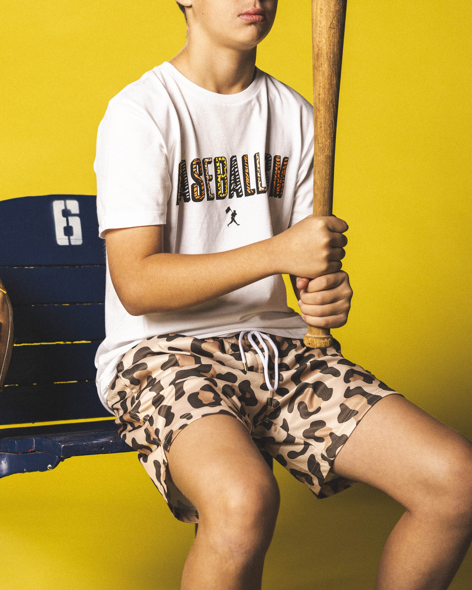 Wild Pitch Diamond Air Mesh Shorts - Leopard