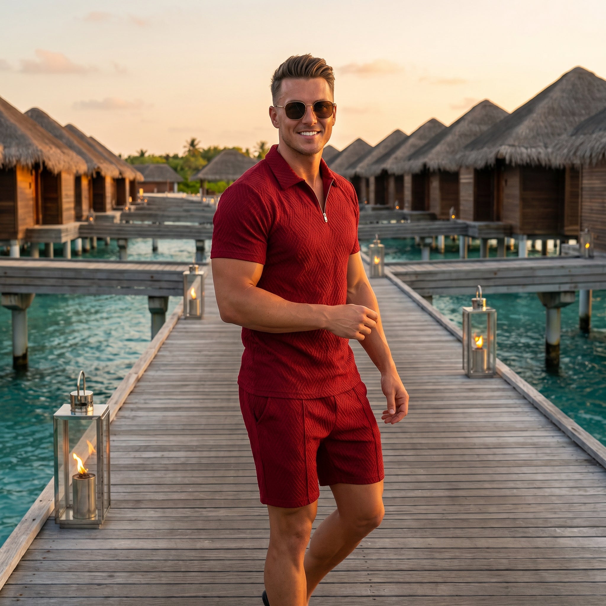 Summer Men's Two-Piece Casual Sportswear Set