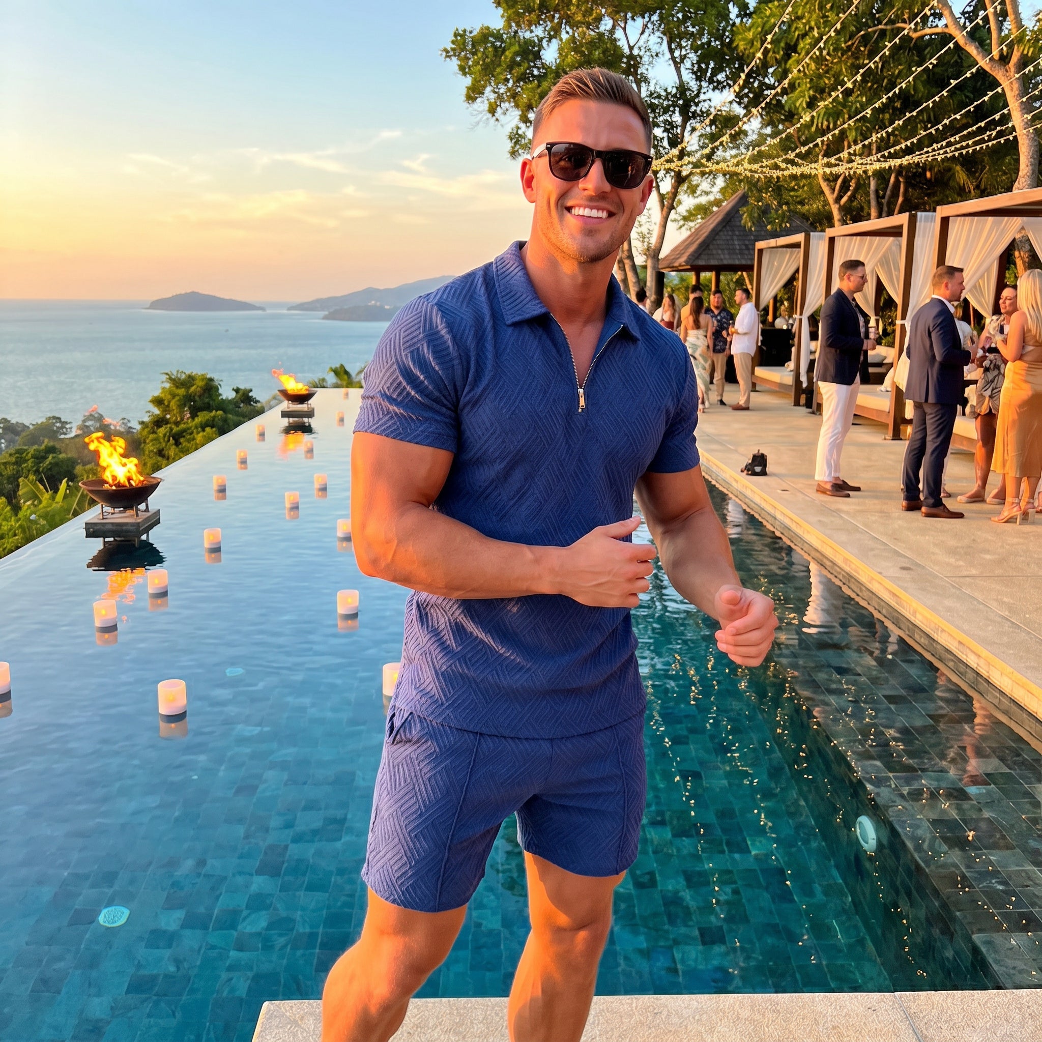 Summer Men's Two-Piece Casual Sportswear Set